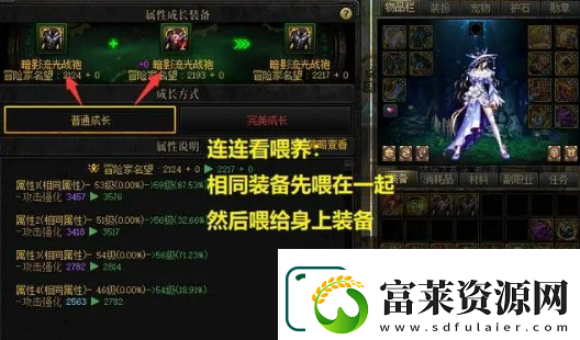 dnf裝備怎么喂養(yǎng)