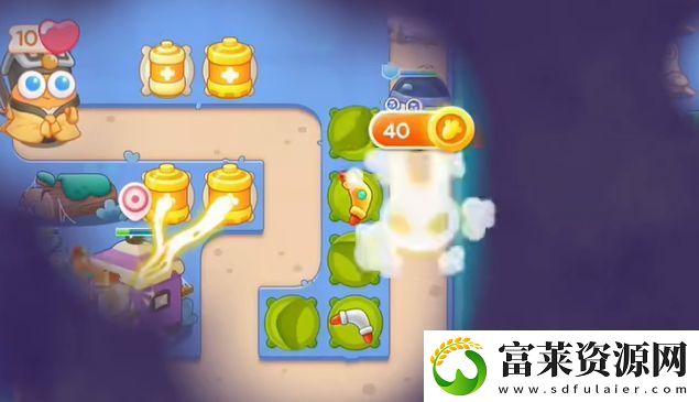 保衛(wèi)蘿卜4萬圣奇妙夜第9關(guān)通關(guān)方法