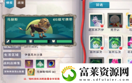 創(chuàng)造與魔法馬赫斯飼料怎么做